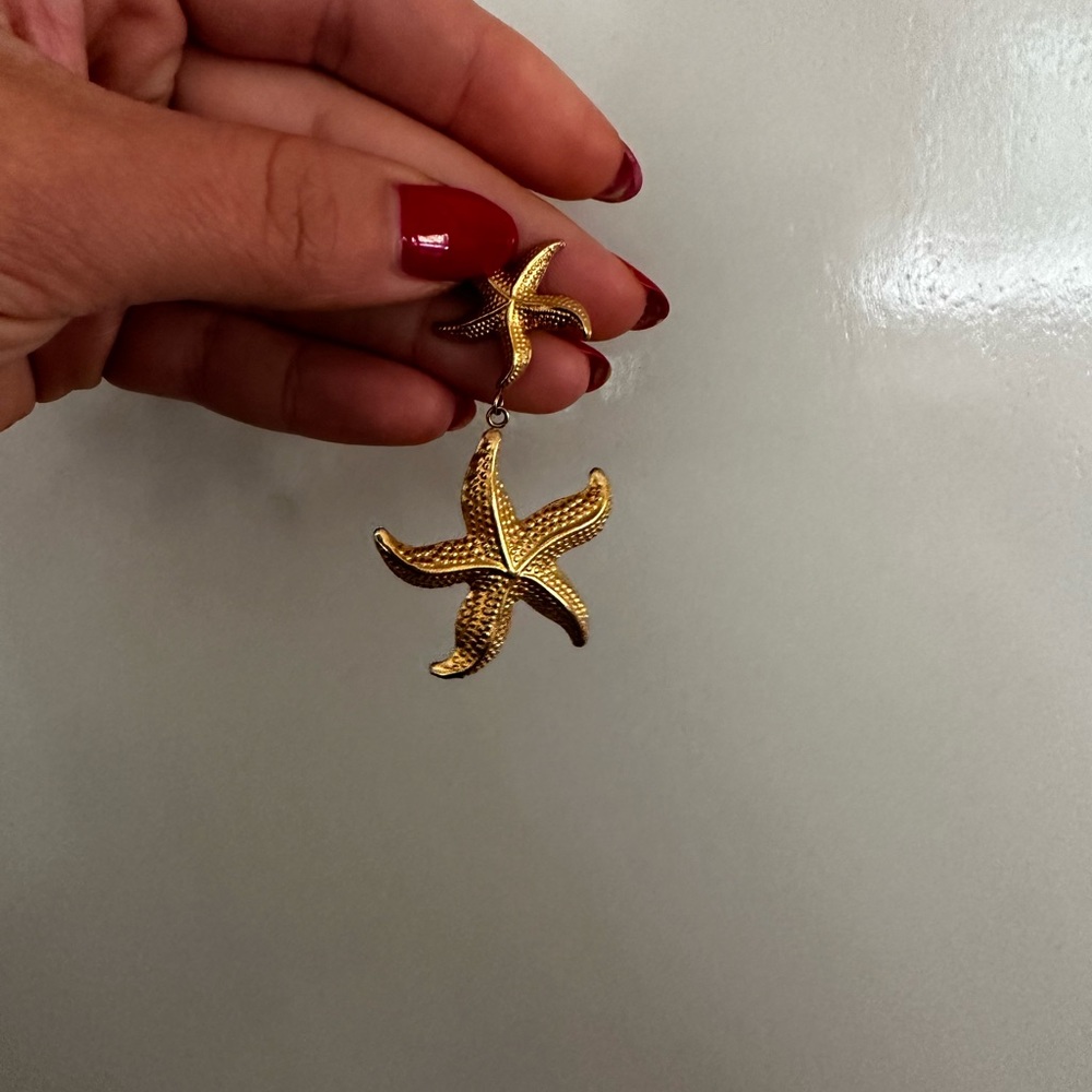 Aureum star fish earrings! - Picture 2 of 3